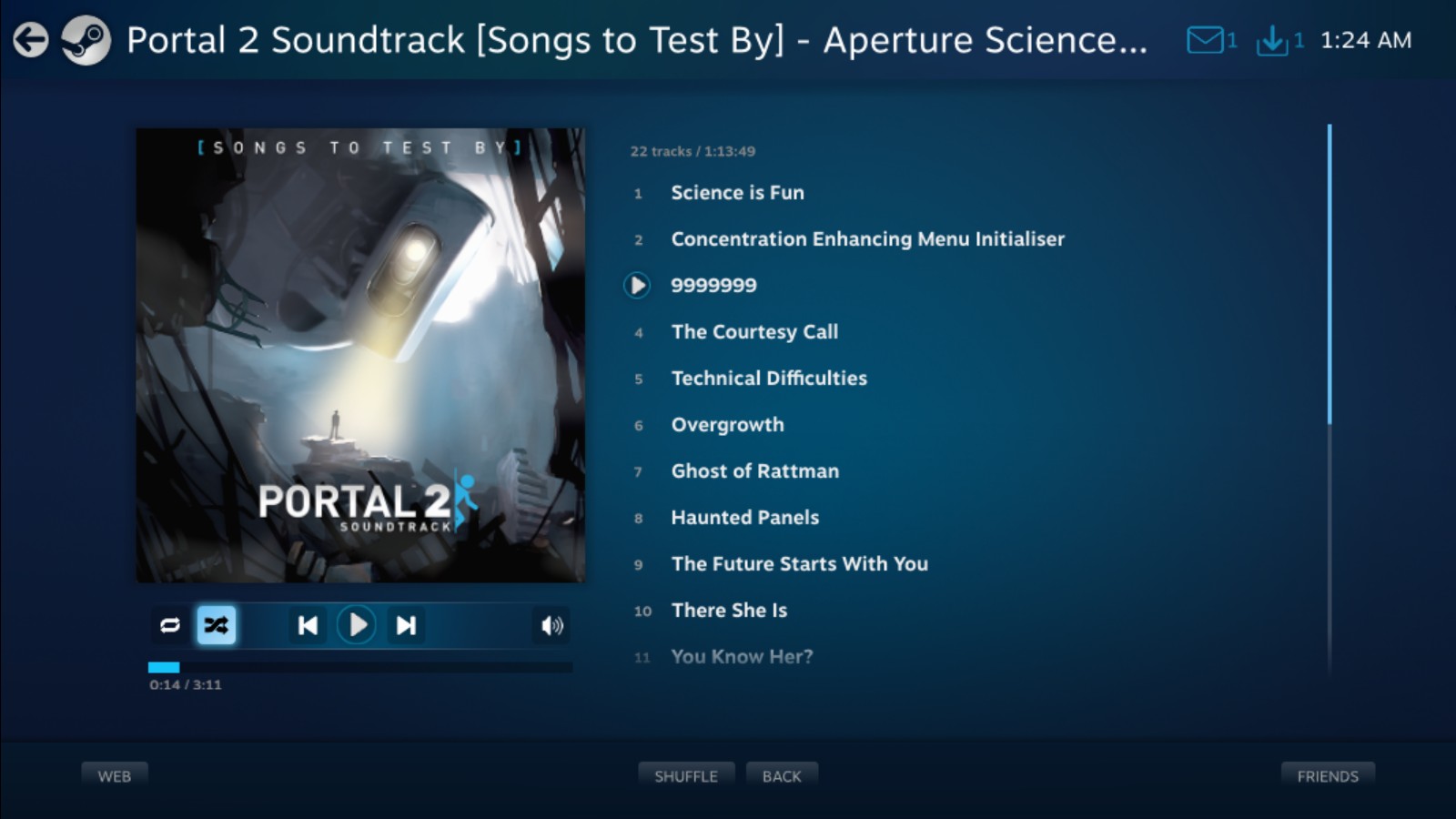 Саундтреки в стим. Steam Player Music. Музыка из Steam. Ghosted Soundtrack. 9999999 Portal s OST.